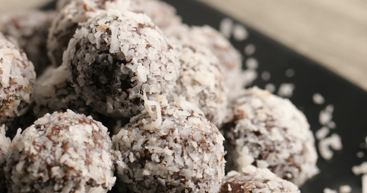 No Bake Almond Joy Energy Balls - Solgar