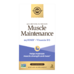A box of Solgar Muscle Maintenance Supplement on a plain background.