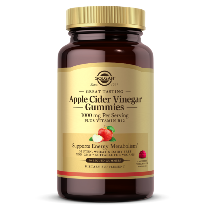 Apple Cider Vinegar 1000 mg Gummies - Energy Support - Solgar