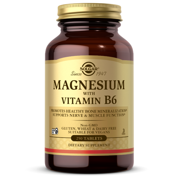 steek Parelachtig Lenen Magnesium with Vitamin B6 Tablets | Products | Solgar