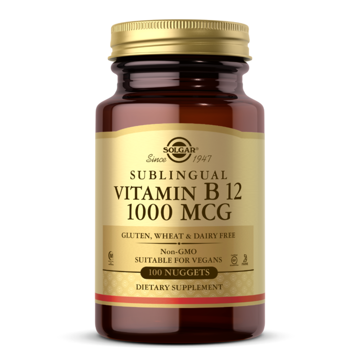 plan Kruis aan Gemoedsrust Vitamin B12 1000 mcg Nuggets - Energy Support - Solgar