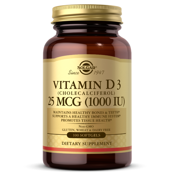 Uittreksel Gezamenlijk Manieren Vitamin D3 Cholecalciferol 1,000 IU Softgels | Products | Solgar
