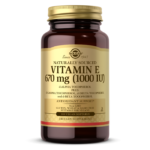 Vitamin E 670 MG (1000 IU) Vegan Softgels (d-Alpha Tocopherol & Mixed Tocopherols)